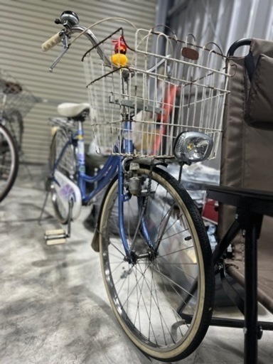 自転車 ママチャリ　レトロ　ツノダ　クオーレ