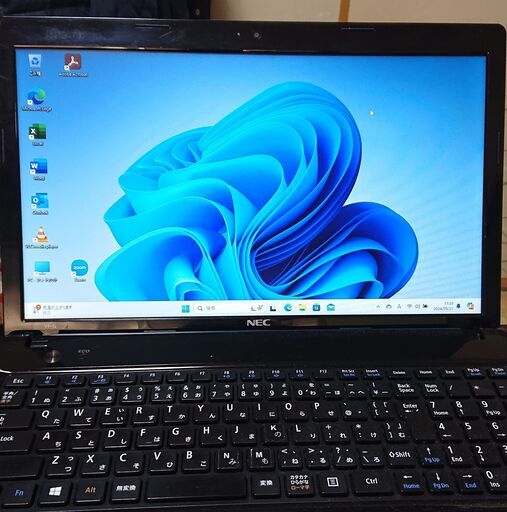 （お話し中）NECノートパソコン、Windows11Pro, SSD256GB,メモリー８GB、Microsoftoffice2019Home and Business WiFi WEBカメラ