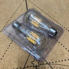 LEDエジソン電球2個セット　あたたかい電球色　