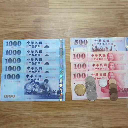 【Googleレート】【台湾紙幣】【ニュー台湾ドル】【元】7,698ドル