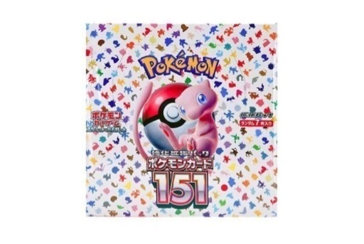 ポケモンカード151ボックスシュリンク付き買取