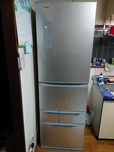 【お取引中】　東芝　大型冷蔵庫　４２６Ｌ 引き取り限定　右開き　家電 キッチン家電 冷蔵庫
