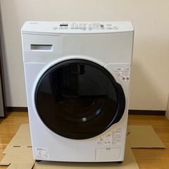 【値下げ】2021年式 アイリスオーヤマ ドラム式洗濯乾燥機 8...