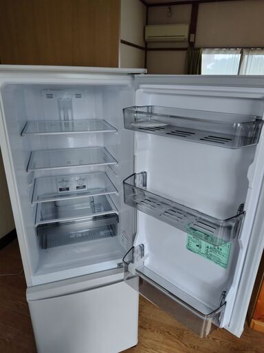 美品/使用短期間] 三菱ノンフロン冷凍冷蔵庫 MR-P17H-W 2023年製 168L 