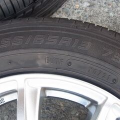 軽自動車用　ダンロップ　タイヤ・ホイールセット　155・65・R13　2021年製