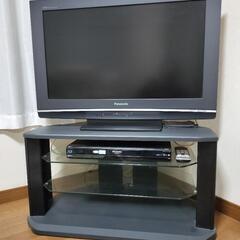 PANASONIC 32インチTV2008年製  TV台、BD/HDD一式