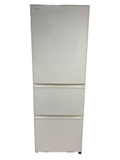 TOSHIBA/東芝 VEGETA 3ドア 冷凍冷蔵庫 363L 右開き GR-R36SXV(EW) 2019年製 引き取り限定 神奈川県横須賀市
