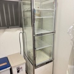 【取引き中】サンヨー冷蔵庫 ５面ガラス冷蔵ショーケース 