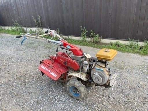 古い耕運機　作動品　ジャンク　ライト付