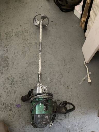 日立工機 150mm かくはん機 攪拌機 UM15V 短時間動作確認済み ハンド ミキサー