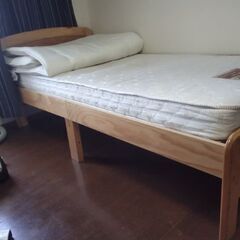 シングルベッド フレーム 木製 ニトリ ベッド 