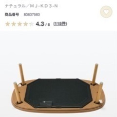 未使用無印良品
こたつとこたつ布団