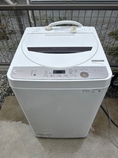 SHARP 2021年製6kg洗濯機
