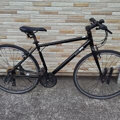 中古自転車 3×7段変速 470MM クロスバイク軽整備済み 防...