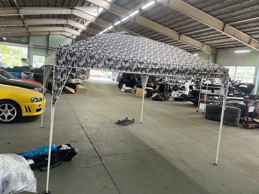 3×3m ENDLESS BASE ワンタッチタープテント ほぼ新品 レアな迷彩柄 (管理番号:2900334) (TKガレージつくば)  研究学園のその他の中古あげます・譲ります｜ジモティーで不用品の処分