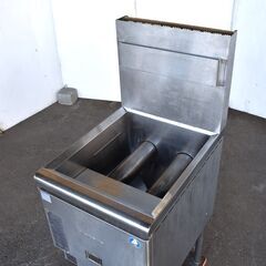 ≪yt1328ジ≫ 北沢産業 1槽式ガスフライヤー KFE-40N-T(天ぷら) 都市ガス用 油量18L 幅45cm 奥行60cm 動作未確認 現状品 60414-09