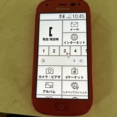 SIMロック解除済み 元docomo らくらくスマートフォン4 ...