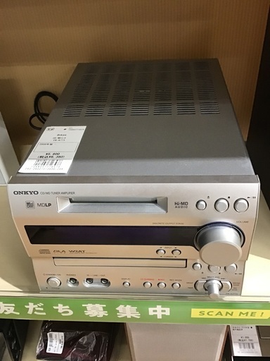 【トレファク神戸新長田店】onkyoのCD/MDコンポ2008年製です！【取りに来られる方限定】