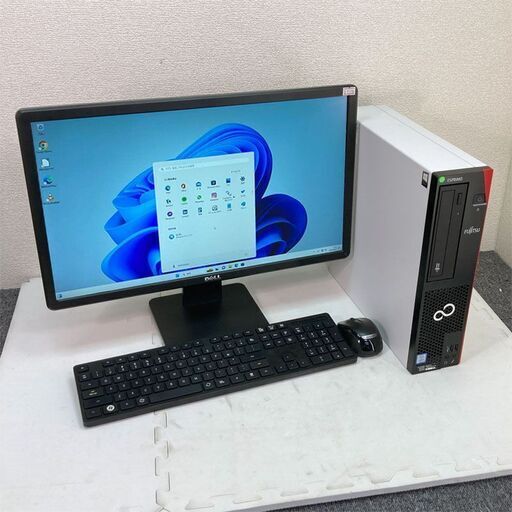 全国発送！ Windows11 第7世代CPU搭載 HDDモデル ★ 富士通 ESPRIMO D587/SX Core i5-7500(3.4G/4コア) メモリ8GB SSD256GB DVD-RW