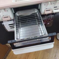 J013★多少使用感★Rinnai★都市ガスコンロ★水無し片面焼きグリル