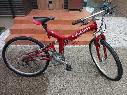 自転車 PEUGEOT折り畳み式