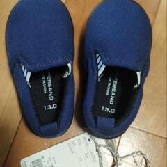 【新品未使用】Ampersand子ども靴、スリッポン13cm(1...