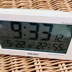SEIKO 電波時計 SQ758 目覚まし時計