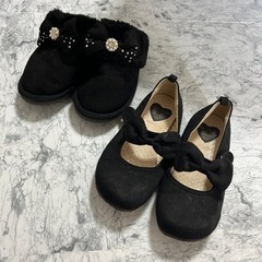 女の子　可愛い靴　黒　🥰 靴/バッグ 靴 サンダル