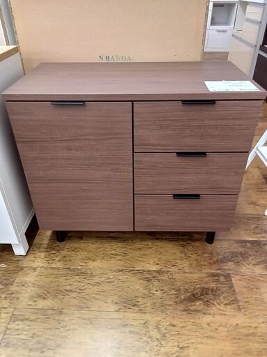 ★ジモティ割あり★  キャビネット ダークブラウン H70×D42×W80 クリーニング済み MT1326