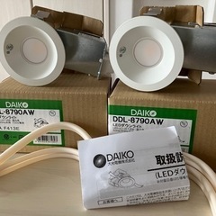 お値下げ【２個】DAIKO大光電機　ダウンライトDDL-8789AW