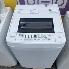 2018年製　ハイセンス　洗濯機　HW-T45C家電 生活家電 洗濯機