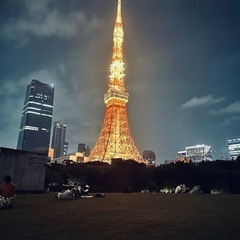 東京タワー夜ピクニック芝公園