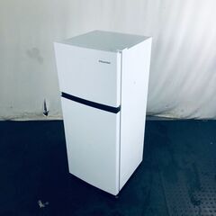 ID:rg218799 ハイセンス Hisense 冷蔵庫 一人暮らし 中古 2023年製 2ドア 120L ホワイト 直冷式 右開き HR-B12E2W  【リユース品：状態B】【送料無料】【設置費用無料】