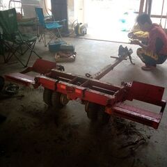 車のトレーラー 現地ピックアップ