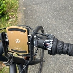 6/29値下げしました！‼️お買い得‼️ 700ccクロスバイク スマホスタンド/ドリンクホルダー/ライト付き 自転車 NO.1430