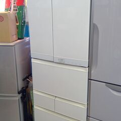 中古品東芝ノンフロン冷蔵庫GR‐J460FC(WS)（２０１５年製）