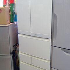 中古品東芝ノンフロン冷蔵庫GR‐J460FC(WS)（2015年製）