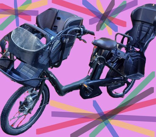 e202土日もお子様と土足のままいろいろなタイプの電動自転車のご試乗可能です  ️電動自転車・リサイクル専門店　　ご試乗をしてから、ご購入できます。  ２０インチ、チャイルドシート、２人乗り、３人乗り、１人乗り電動自転車  バカ良心的な電動自転車屋１００日間・安心の無料点検・️無料交換保証サービス付き  後ろチャイルドシートを大きめのかごに変更のオプション無料です。  バッテリーは新品の９０％以上の性能です。  １回の充電で３