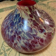 大阪　亀井ガラス　花瓶　インテリア