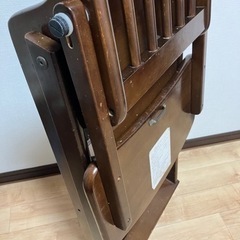 木製　折りたたみ　ベビーチェア　テーブル付き椅子　子供椅子