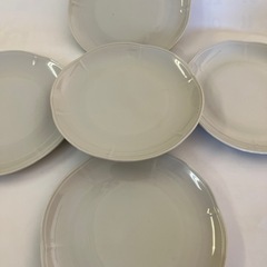 白い皿5枚セット 食器 プレート