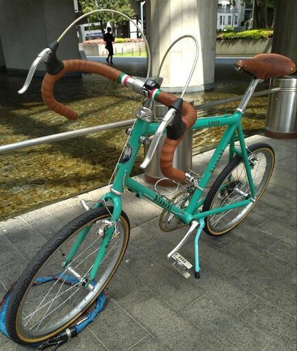 Bianchi / MINIVELO 9 コンポ105とDura-ace サドルはBROOKS その②
