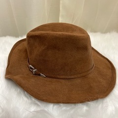 帽子 / ハット / ワイヤー入 / 茶