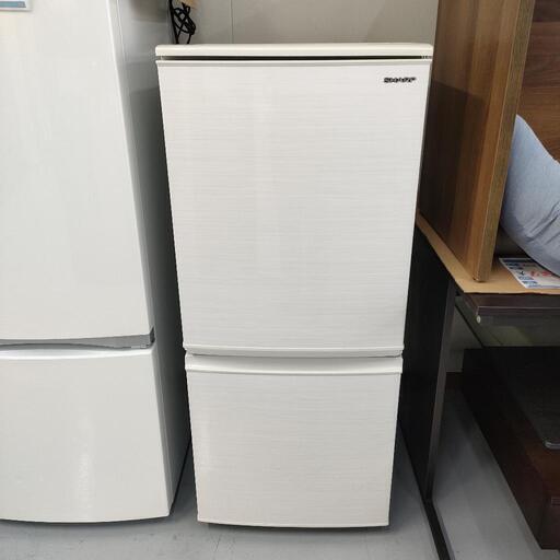SHARP シャープ ノンフロン冷凍冷蔵庫 SJ-D14F-W 2019年製 SHARP シャープ ノンフロン冷凍冷蔵庫 SJ-D14F-W 2019年製