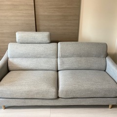 ★NITORI ★3人用ソファ(ヘットレスト1個付)(Nポケット)