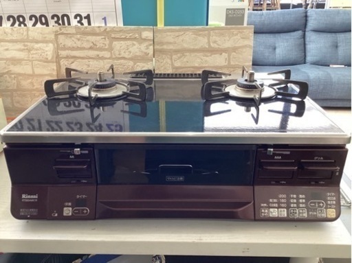 美原店　LP プロパンガス　RTS65AWK1R-AR ガステーブル　2016年製 ラクシエ 生活雑貨 調理器具 ガステーブル