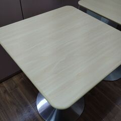 【ネット決済】カフェテーブル 角 60cm 4500円　ステンレ...