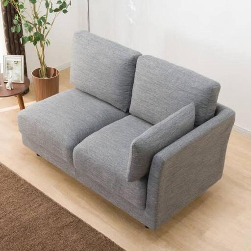 3人用布張りソファ(CA10 DR-GY) ☆お譲り先が決まりまし