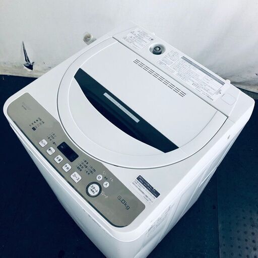 ID:sg217913 シャープ SHARP 洗濯機 一人暮らし 中古 2020年製 全自動洗濯機 6.0kg ブラウン 送風 乾燥機能付き ES-GE6D  【リユース品：状態B】【送料無料】【設置費用無料】