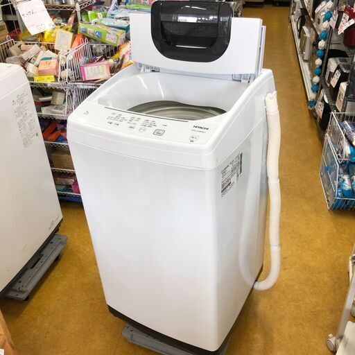 ２０２１年製　日立  全自動洗濯機 ピュアホワイト NW-50F-W [洗濯5.0kg